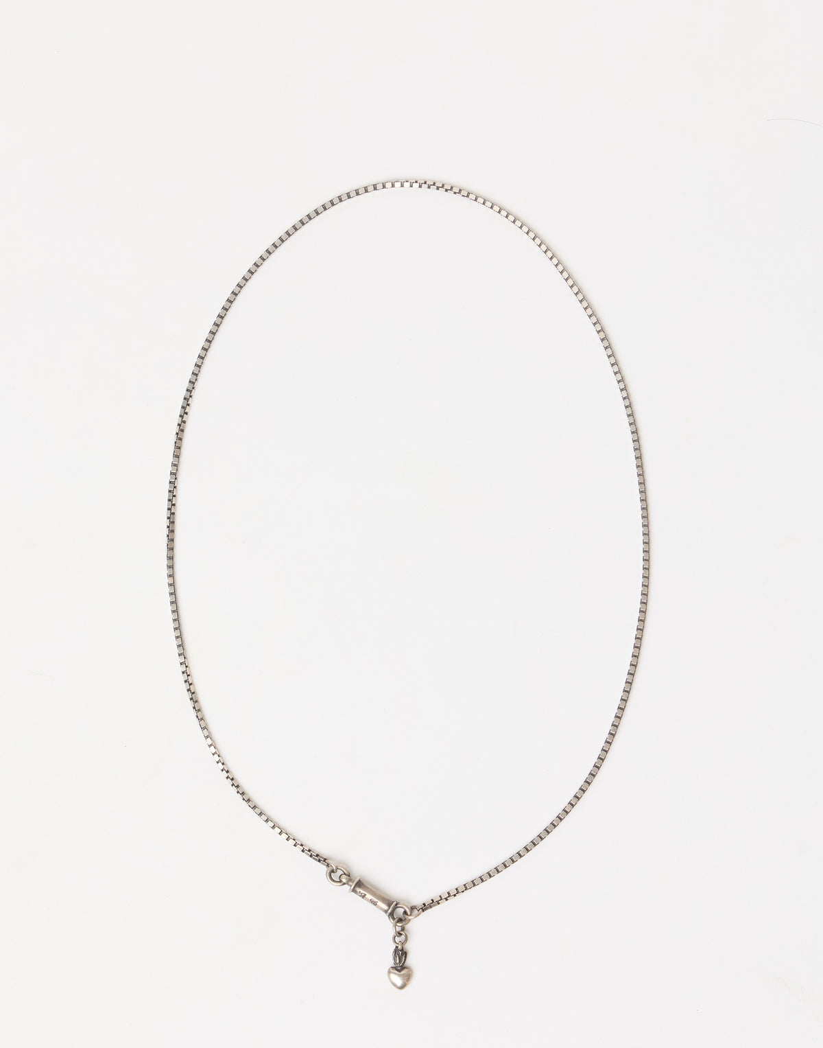 Silver Symbol Heart Necklace