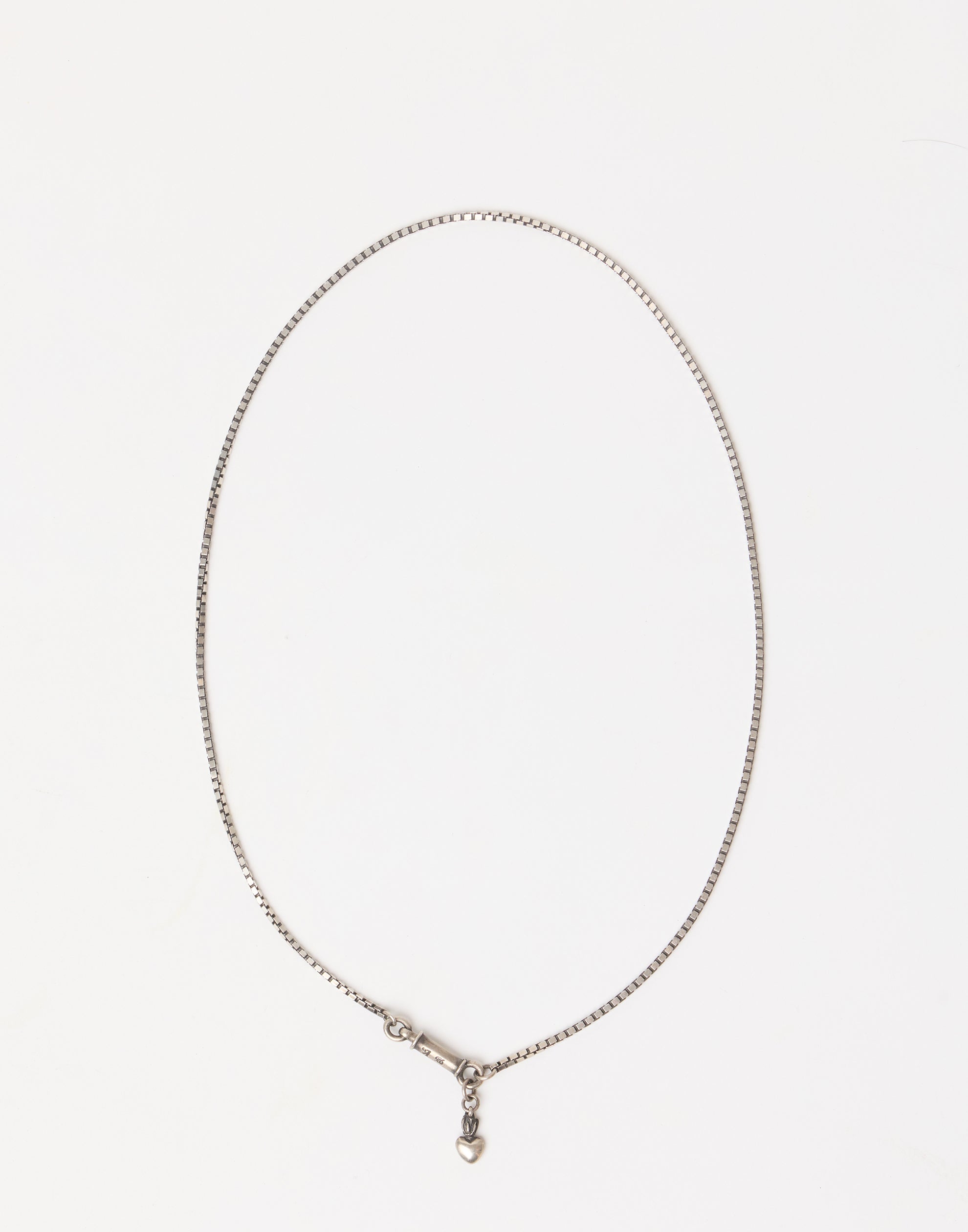 Silver Symbol Heart Necklace