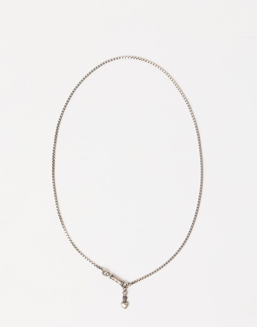 Silver Symbol Heart Necklace