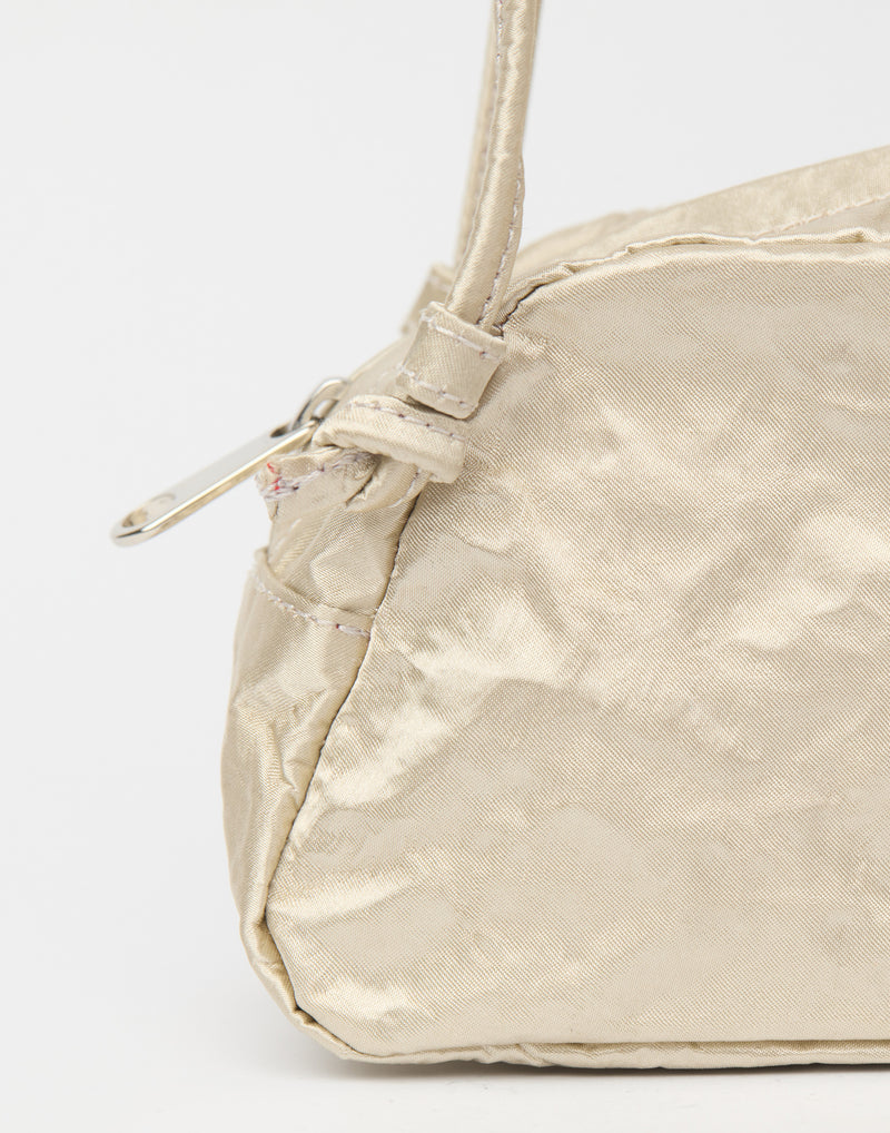 Sand Satin Olivia Mini Bag