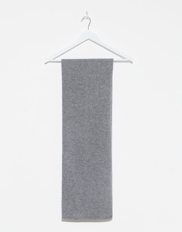 Mid Grey Cashmere Everyday Scarf