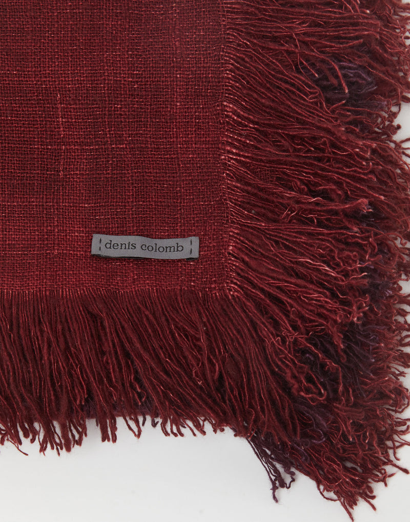Bhutan Red Two Tone Hausa Stole