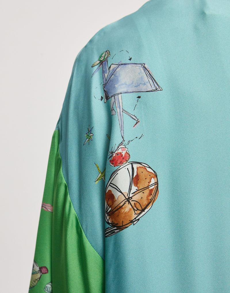 Silk Daria Midi Dress