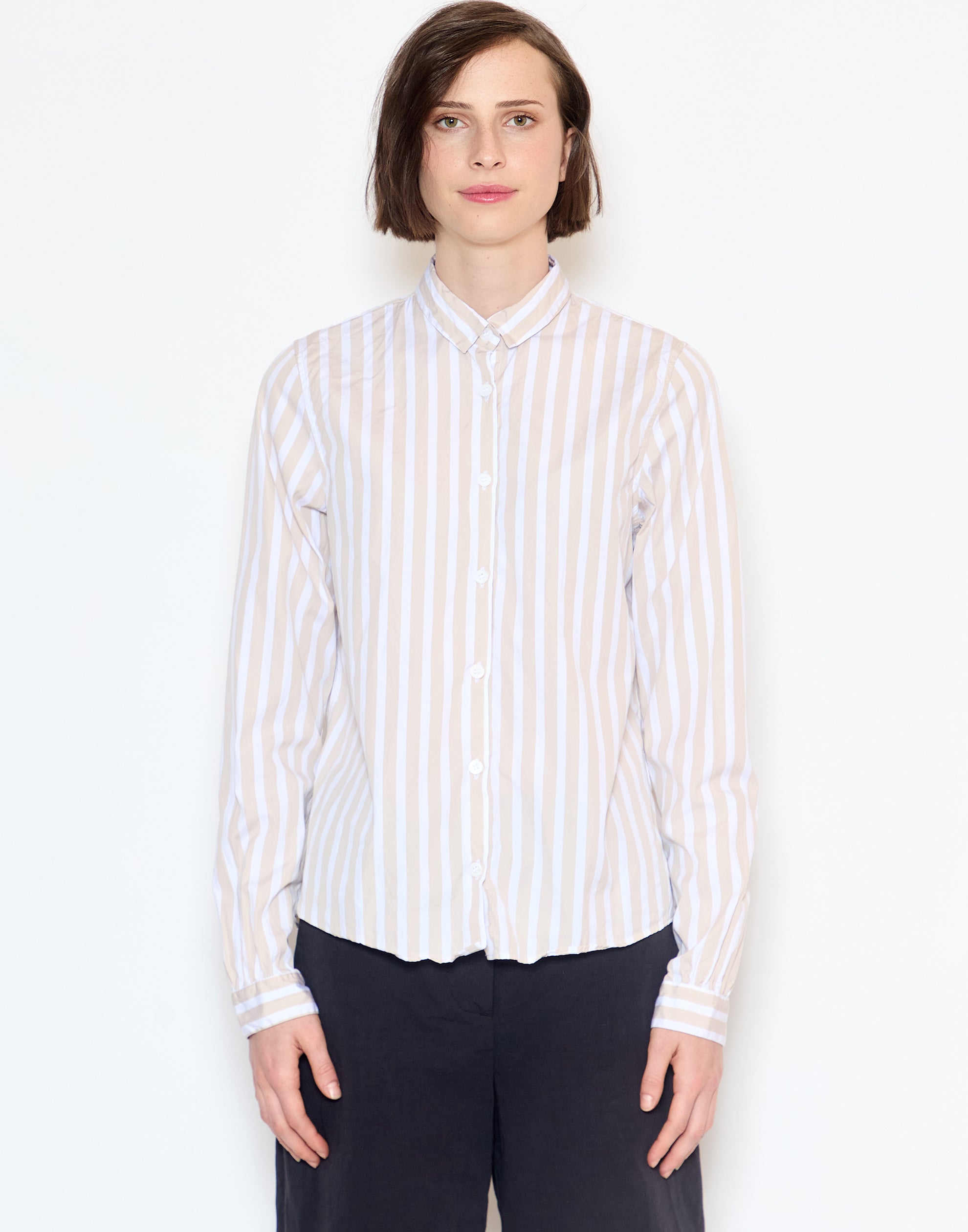 Sandy Stripe Cotton Tyrol Shirt