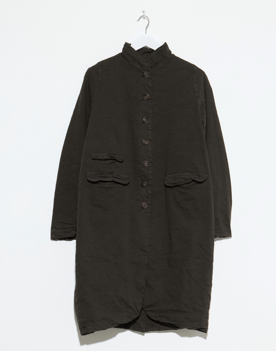 Sepia Cotton Blend Marthe Coat