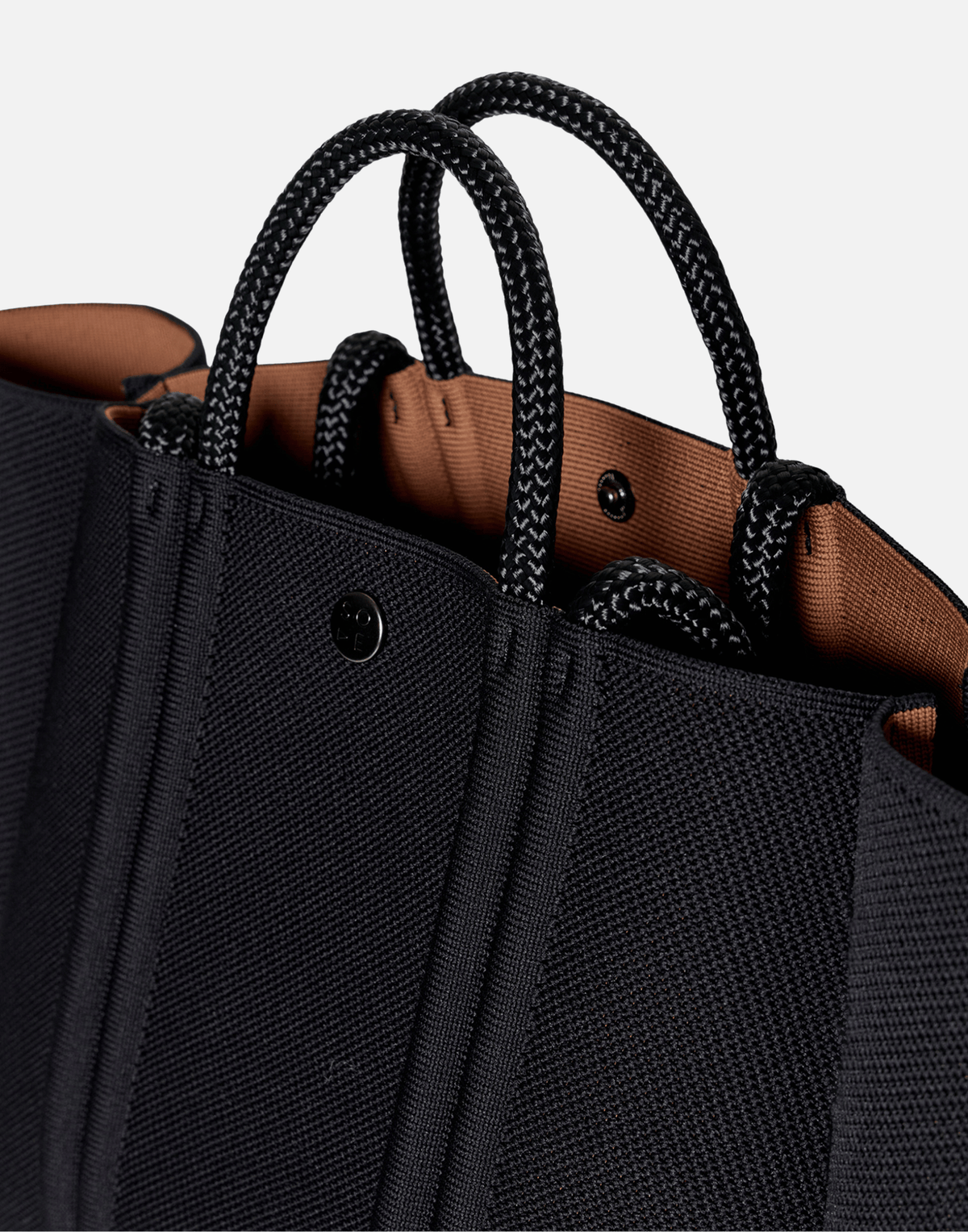 Black & Hazelnut Meridian Midi Tote