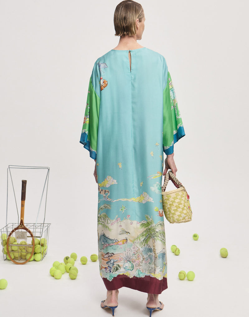 Silk Daria Midi Dress