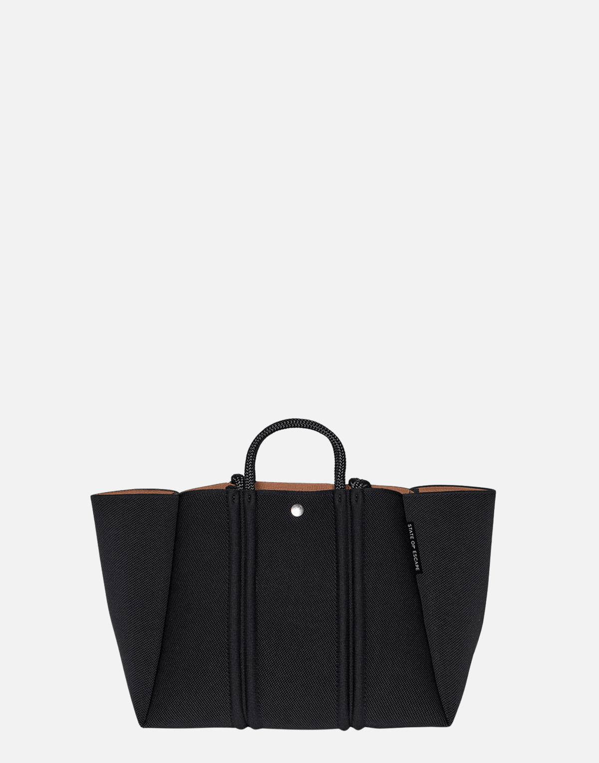 Black & Hazelnut Meridian Midi Tote