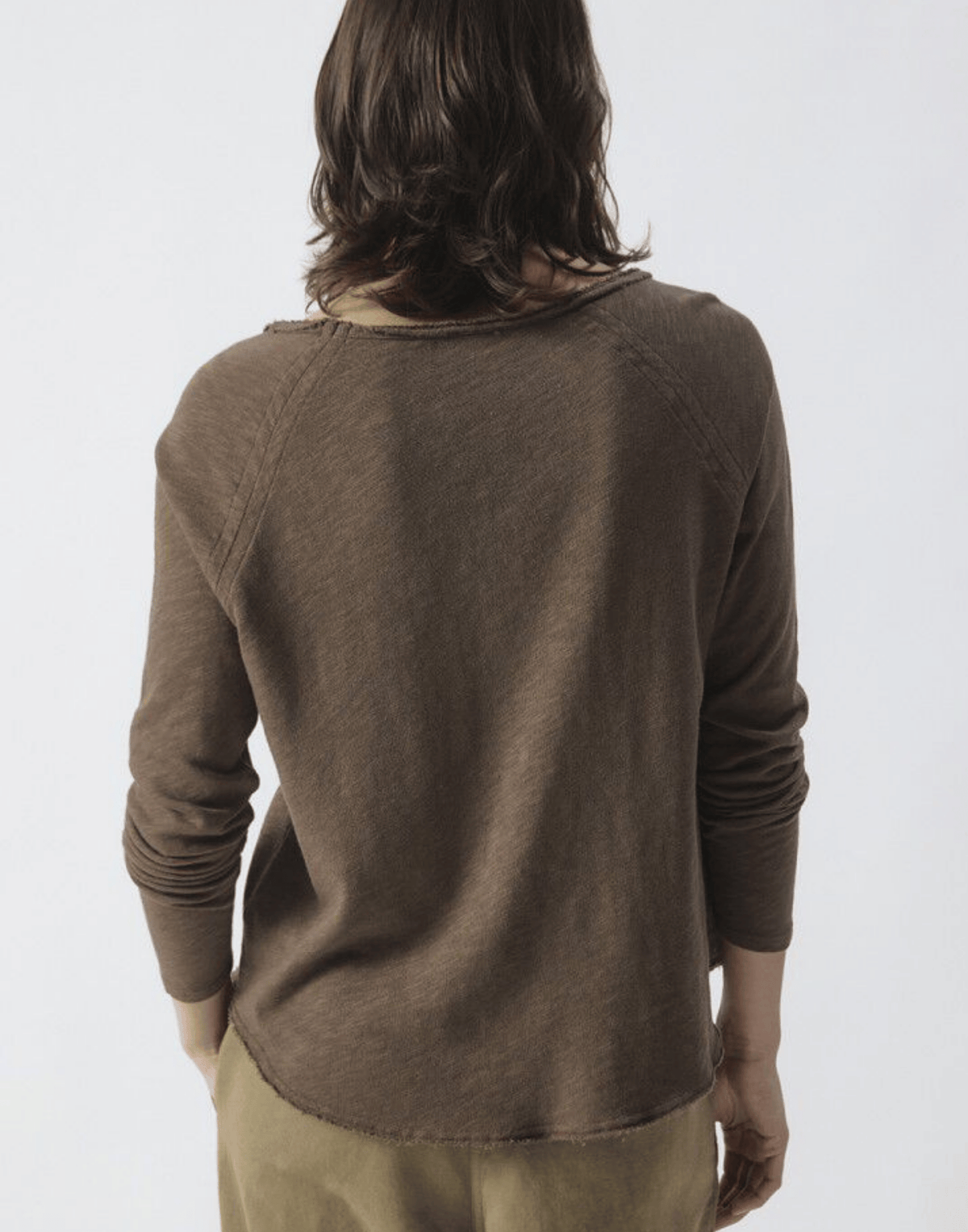 Vintage Chestnut Cotton Sonoma Long Sleeve T-Shirt