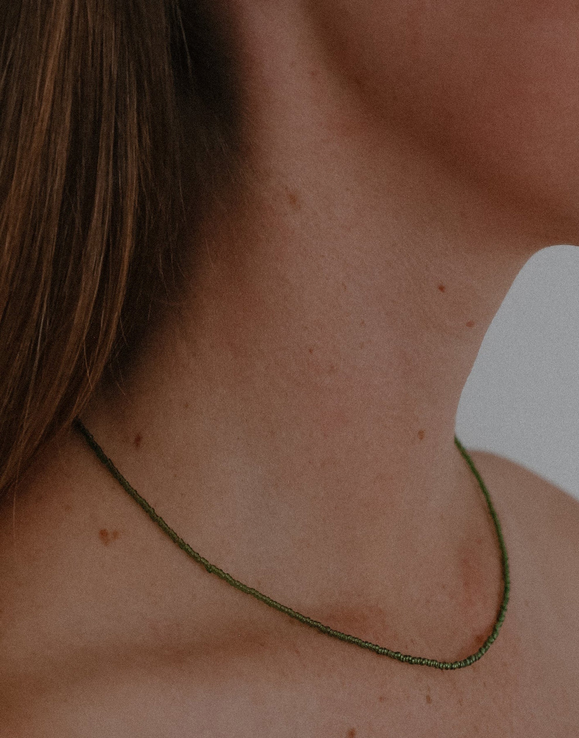 Green & Silver Liberty Necklace