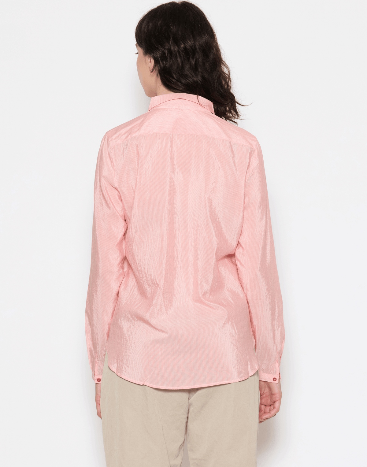 Poppy Cotton Silk Pinstripe Shirt