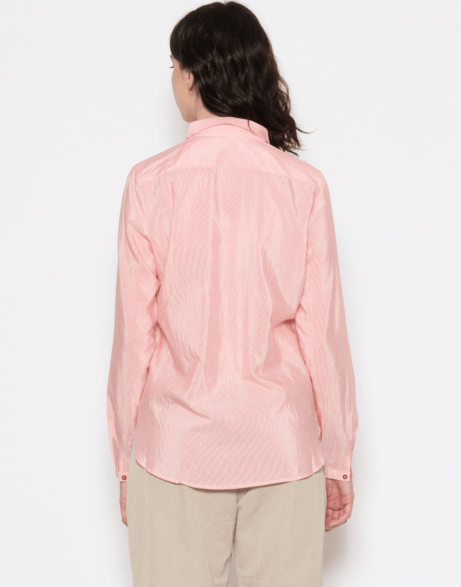 Poppy Cotton Silk Pinstripe Shirt