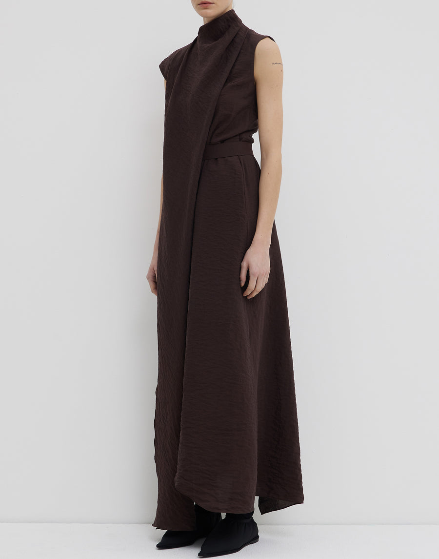 Porto Silk Blend Daju Sleeveless Dress