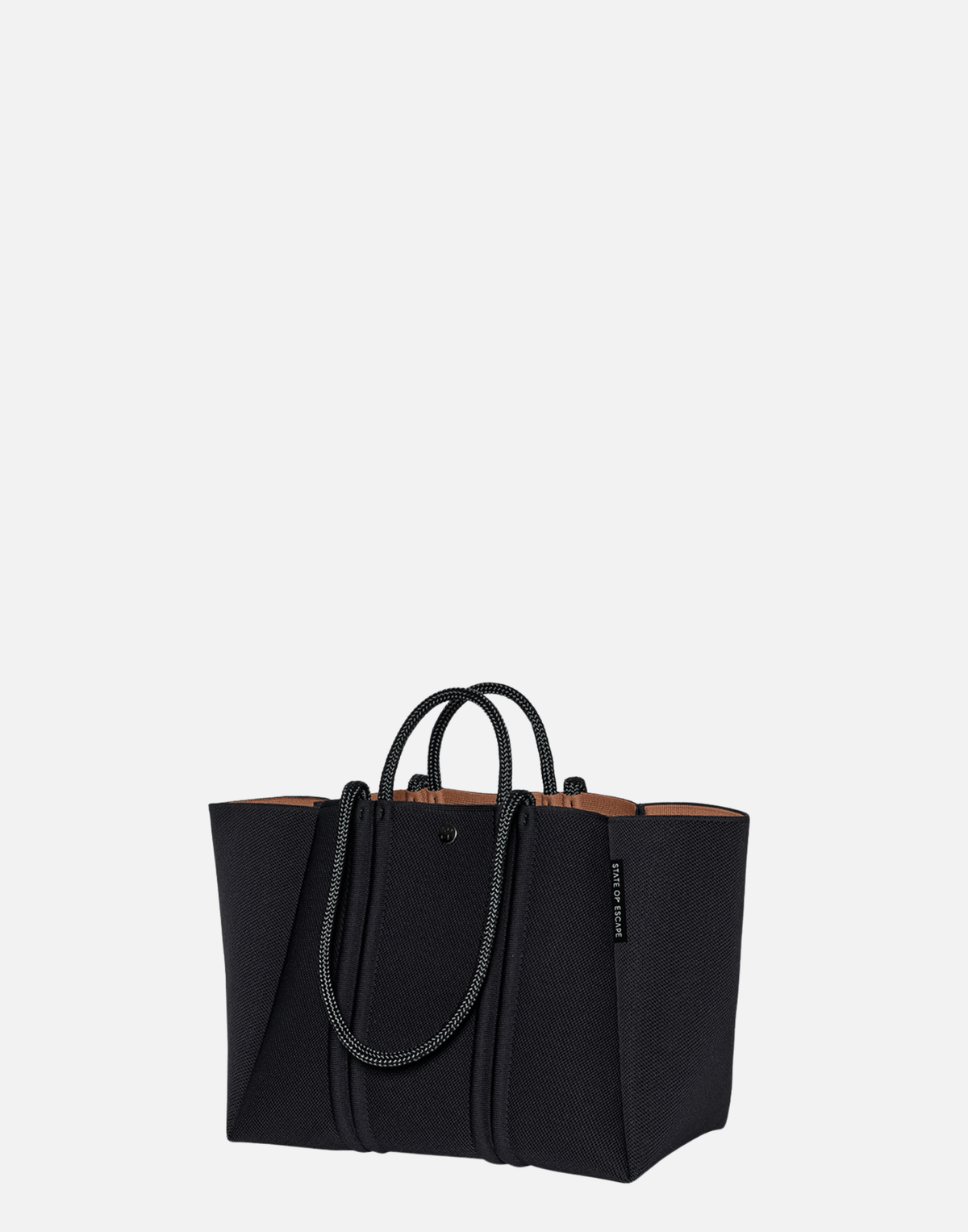 Black & Hazelnut Meridian Midi Tote