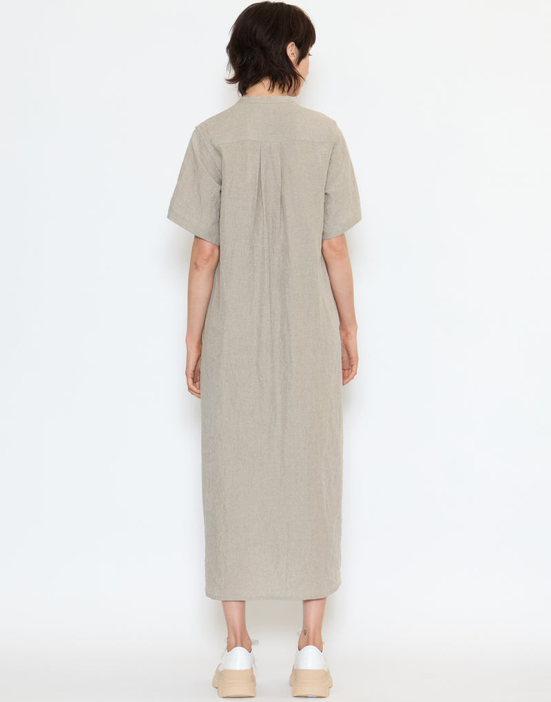 Natural Linen Dublin Shirt Dress