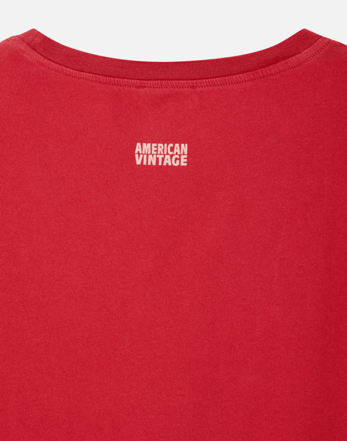 Vintage Poppy Cotton Blend Pymaz T-Shirt