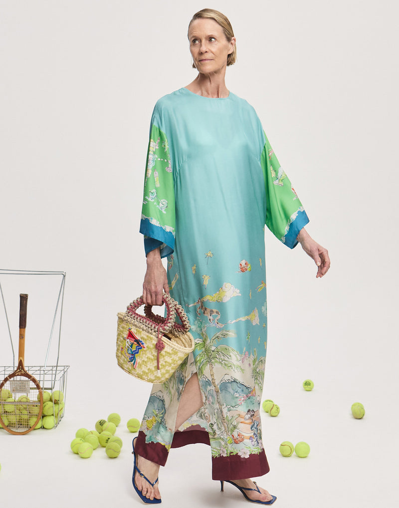 Silk Daria Midi Dress