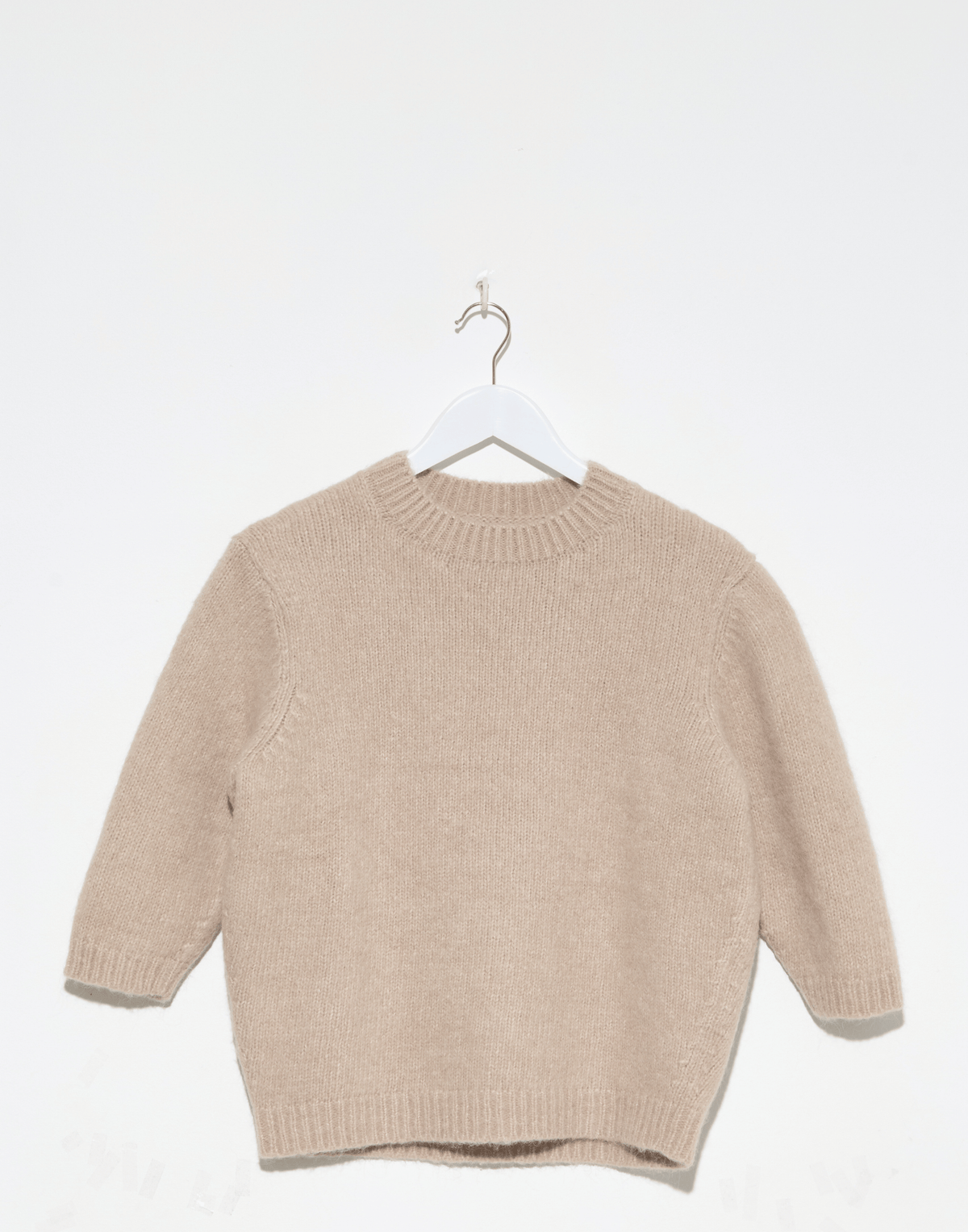 Antique Melange Wool Blend Loft Baby Pullover
