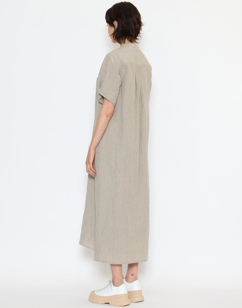 Natural Linen Dublin Shirt Dress