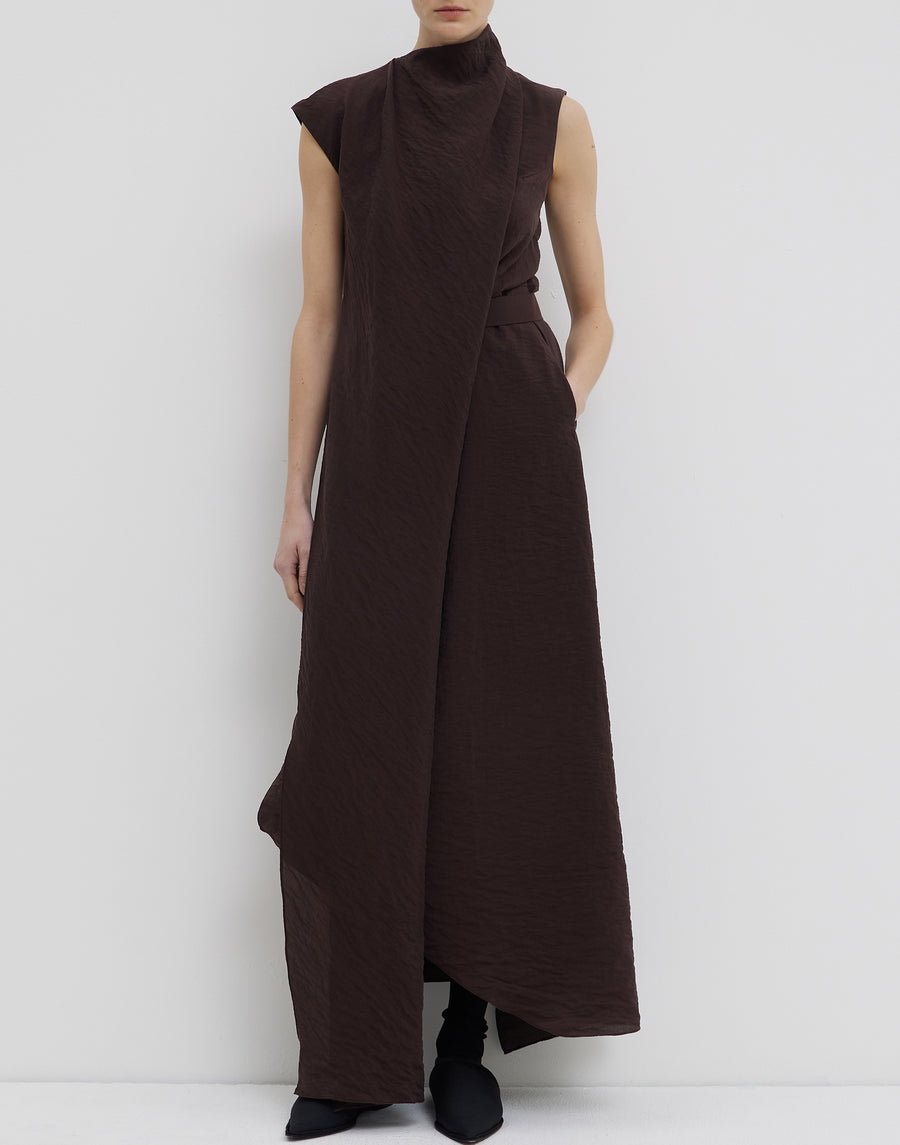 Porto Silk Blend Daju Sleeveless Dress