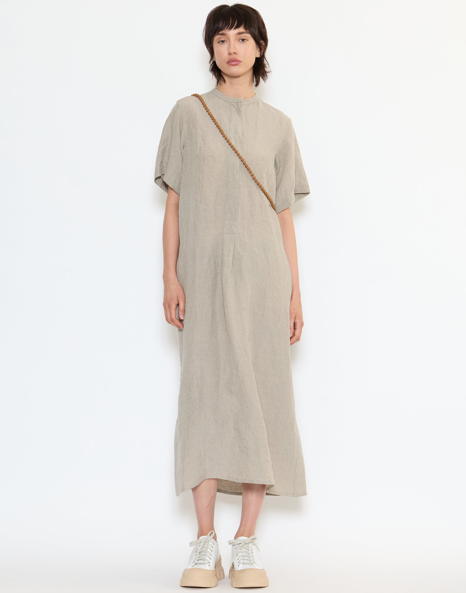 Natural Linen Dublin Shirt Dress