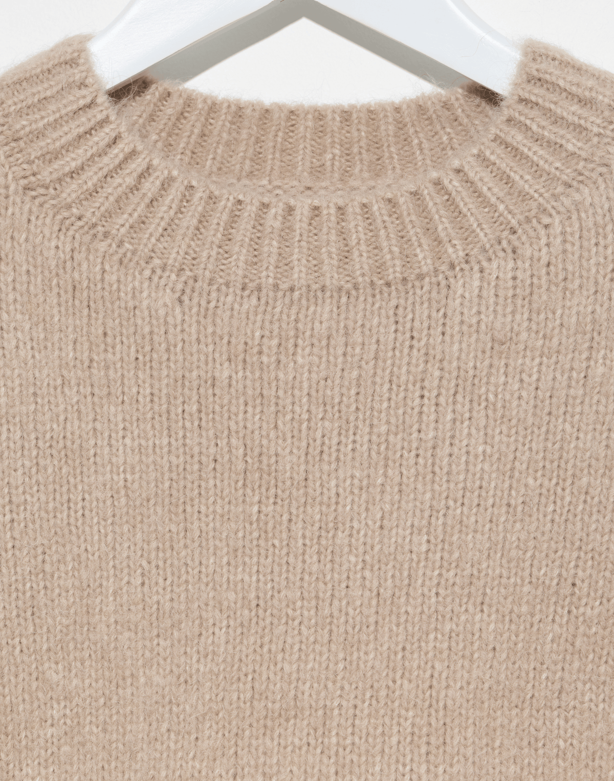 Antique Melange Wool Blend Loft Baby Pullover