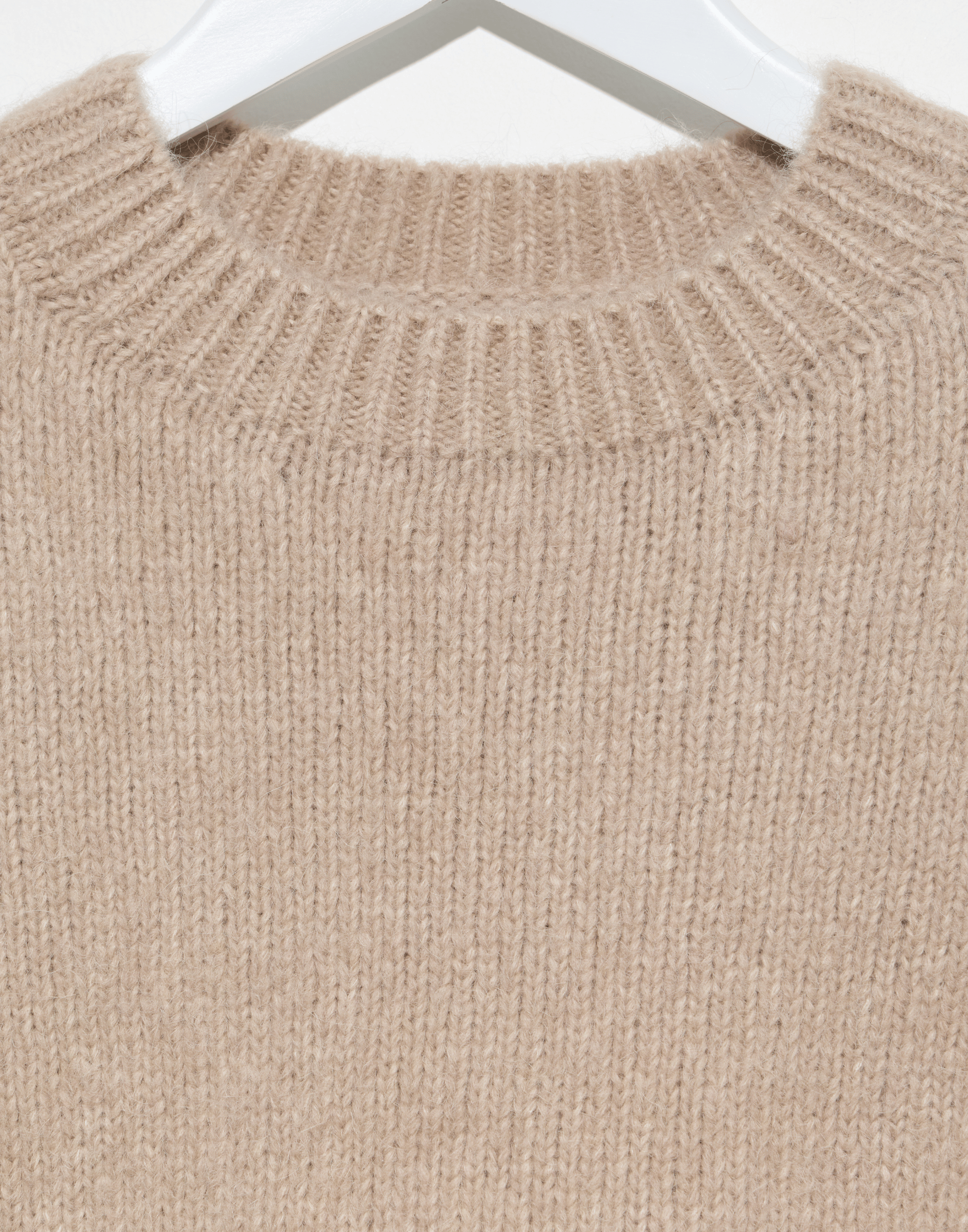 Antique Melange Wool Blend Loft Baby Pullover
