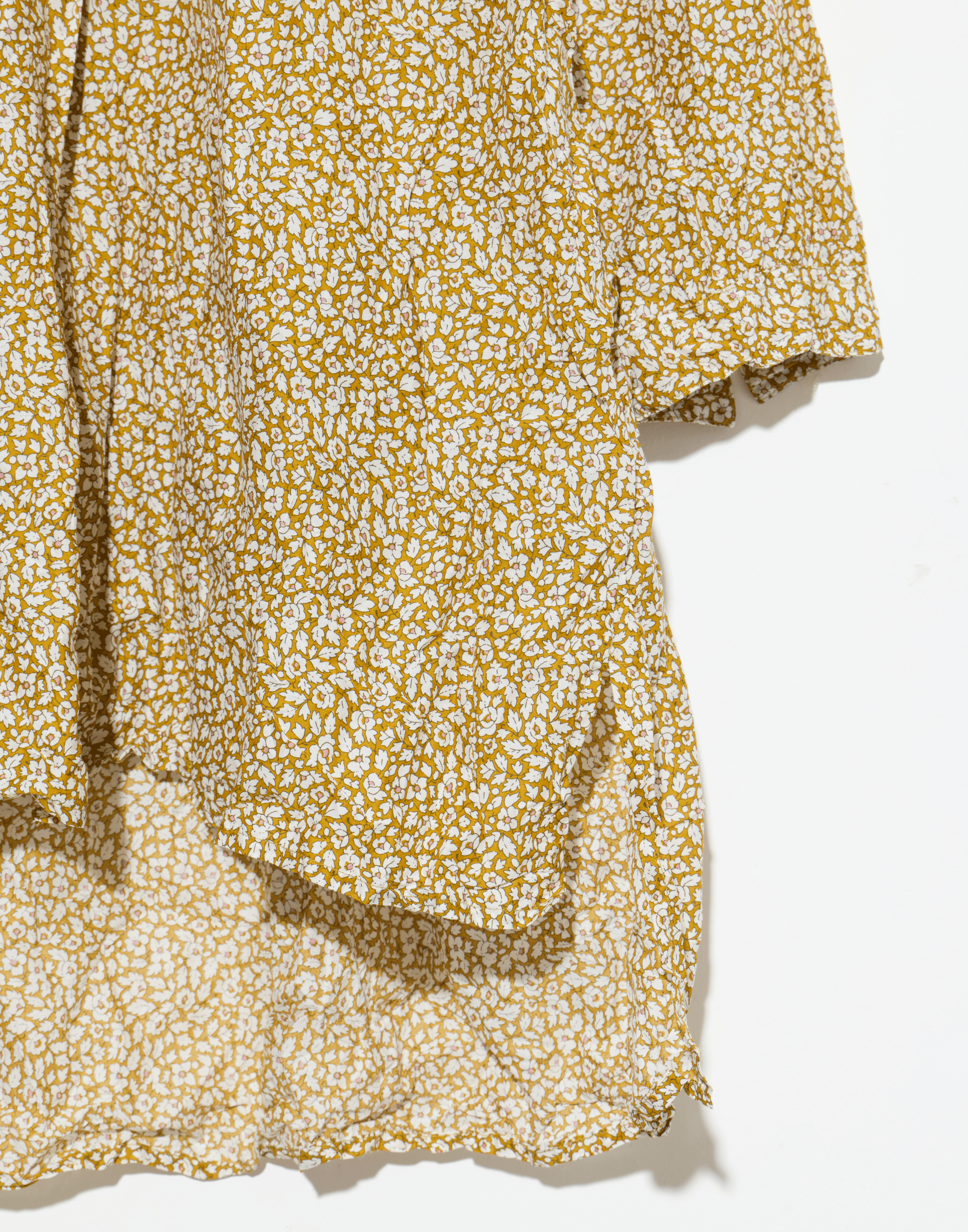 Gold Ditsy Floral Liberty Print Cotton Kora Lavato Top