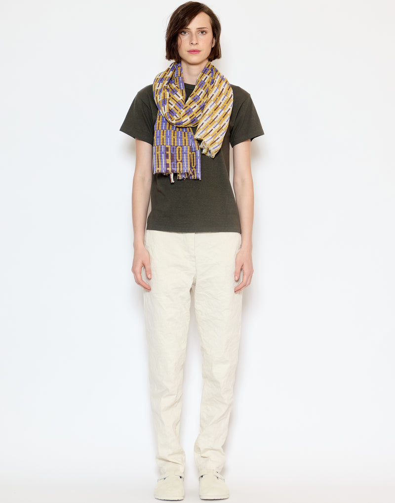 Violet Cotton Scarf