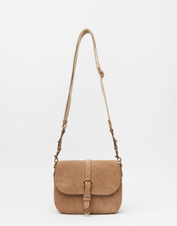 Ash Suede Leather Medium Sally Bag