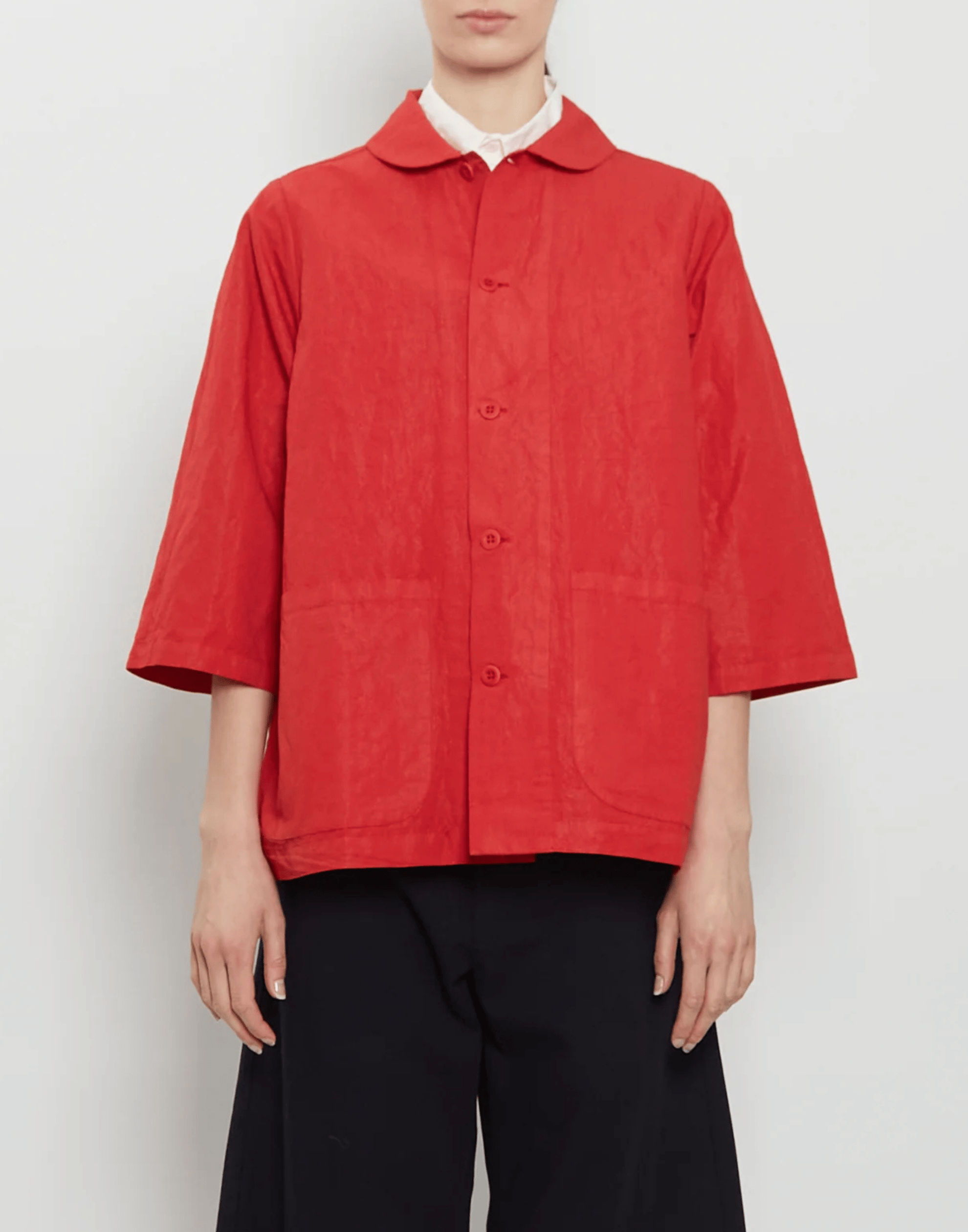 Tango Red Technical Cotton Olivia Jacket