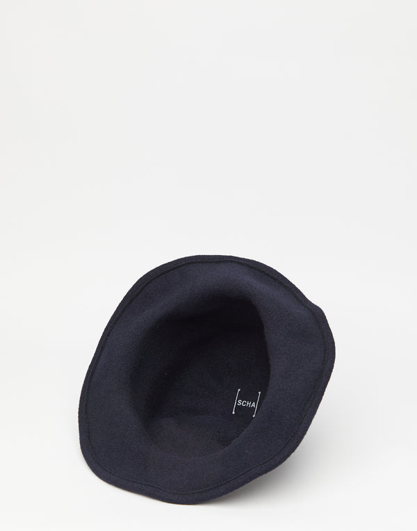 Navy Traveller + Felt Hat