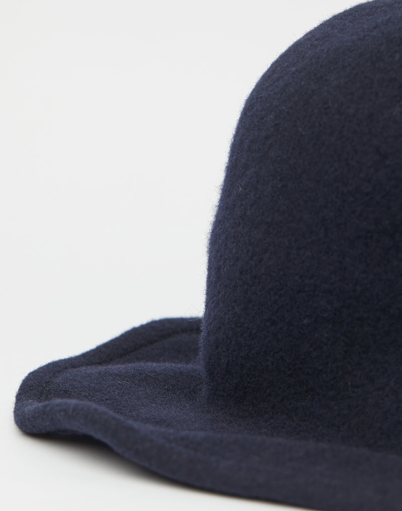 Navy Traveller + Felt Hat
