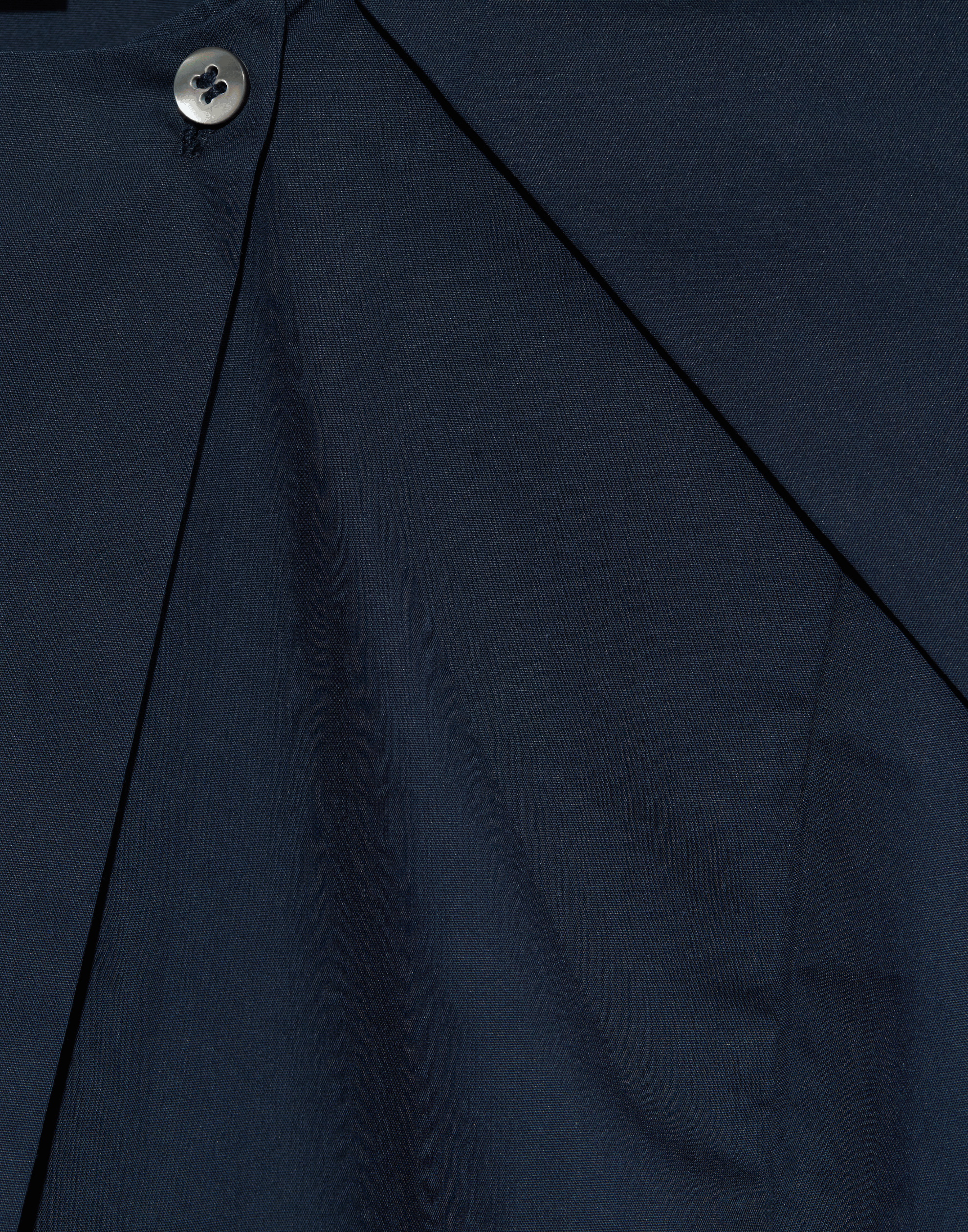 Navy Cotton Poplin Alma Dress