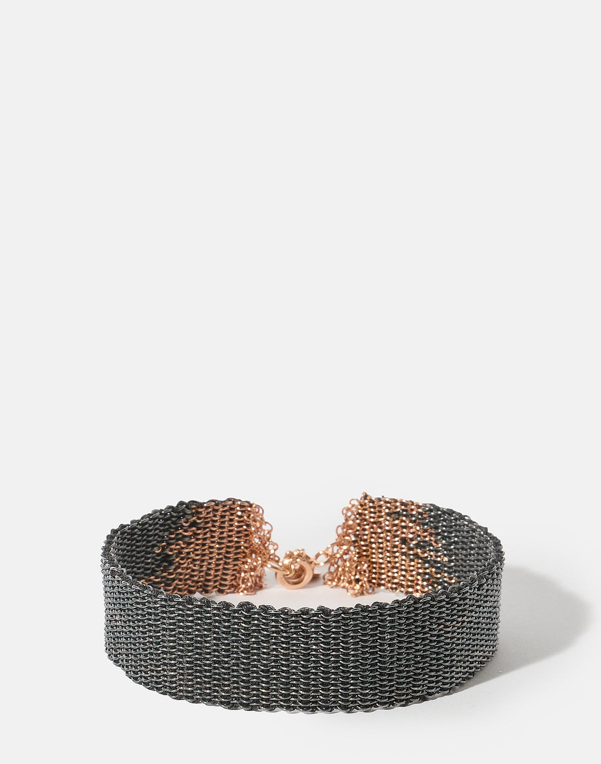 Oxidised Silver & Rose Gold No. 018.16 Bracelet