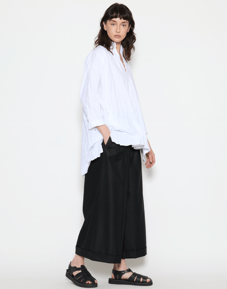 White Cotton Kora Lavato Top