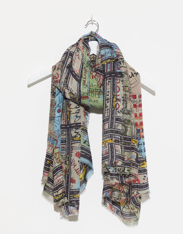 NY City Modal & Cashmere Scarf