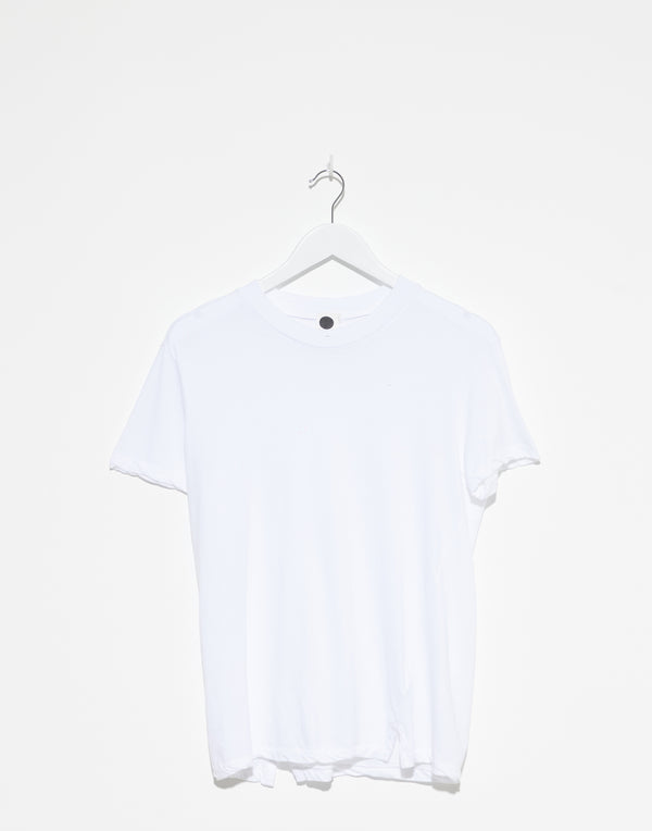 White Cotton Regular Classic T-Shirt