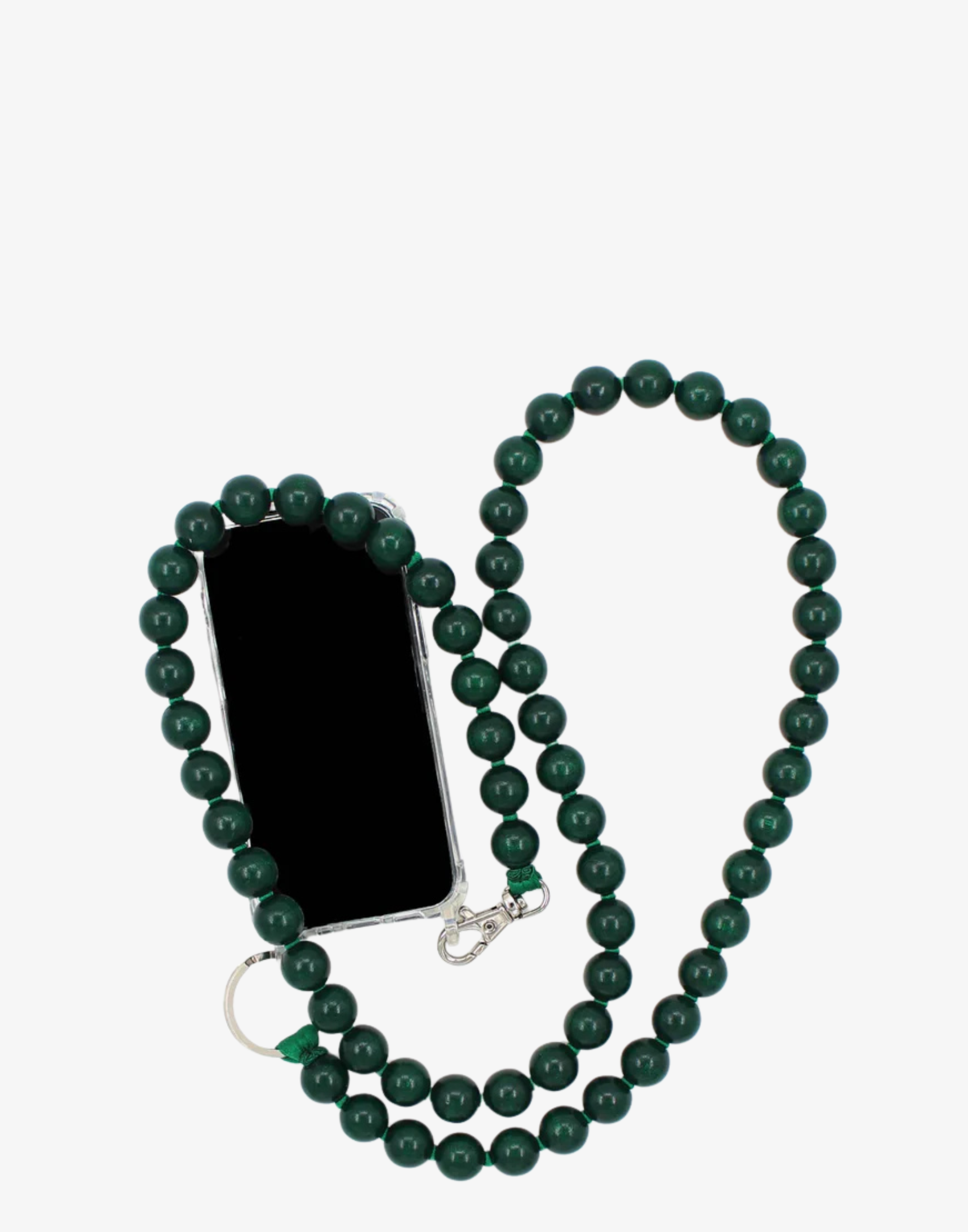 Dark Green Big Phone Necklace