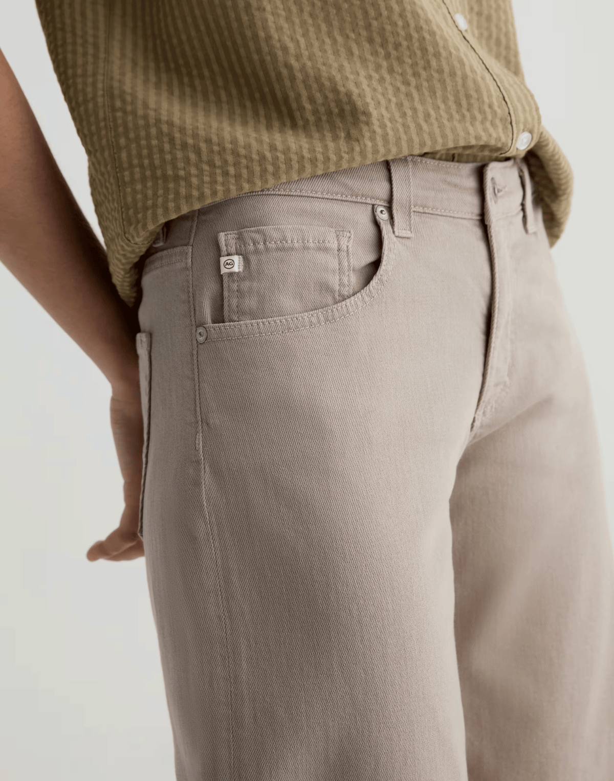 Taupe Low-Rise Adria Jeans