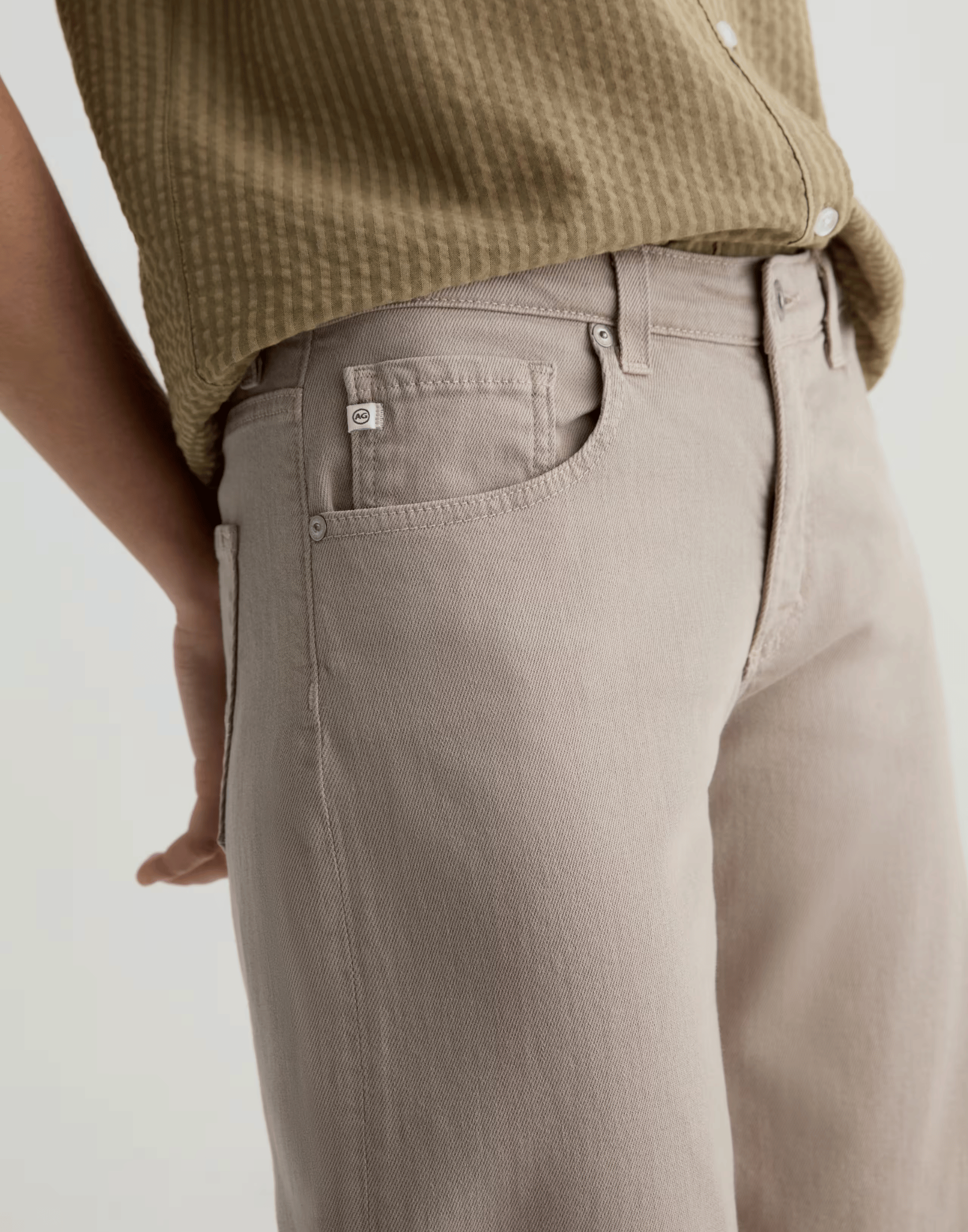 Taupe Low-Rise Adria Jeans