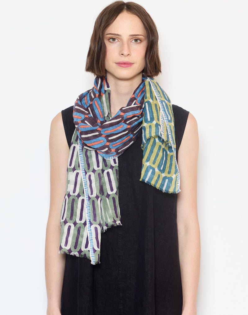 Herbal Linen & Cotton Scarf
