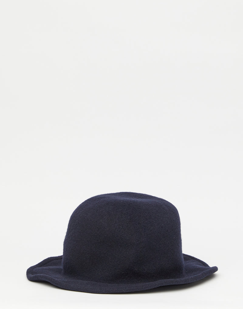 Navy Traveller + Felt Hat