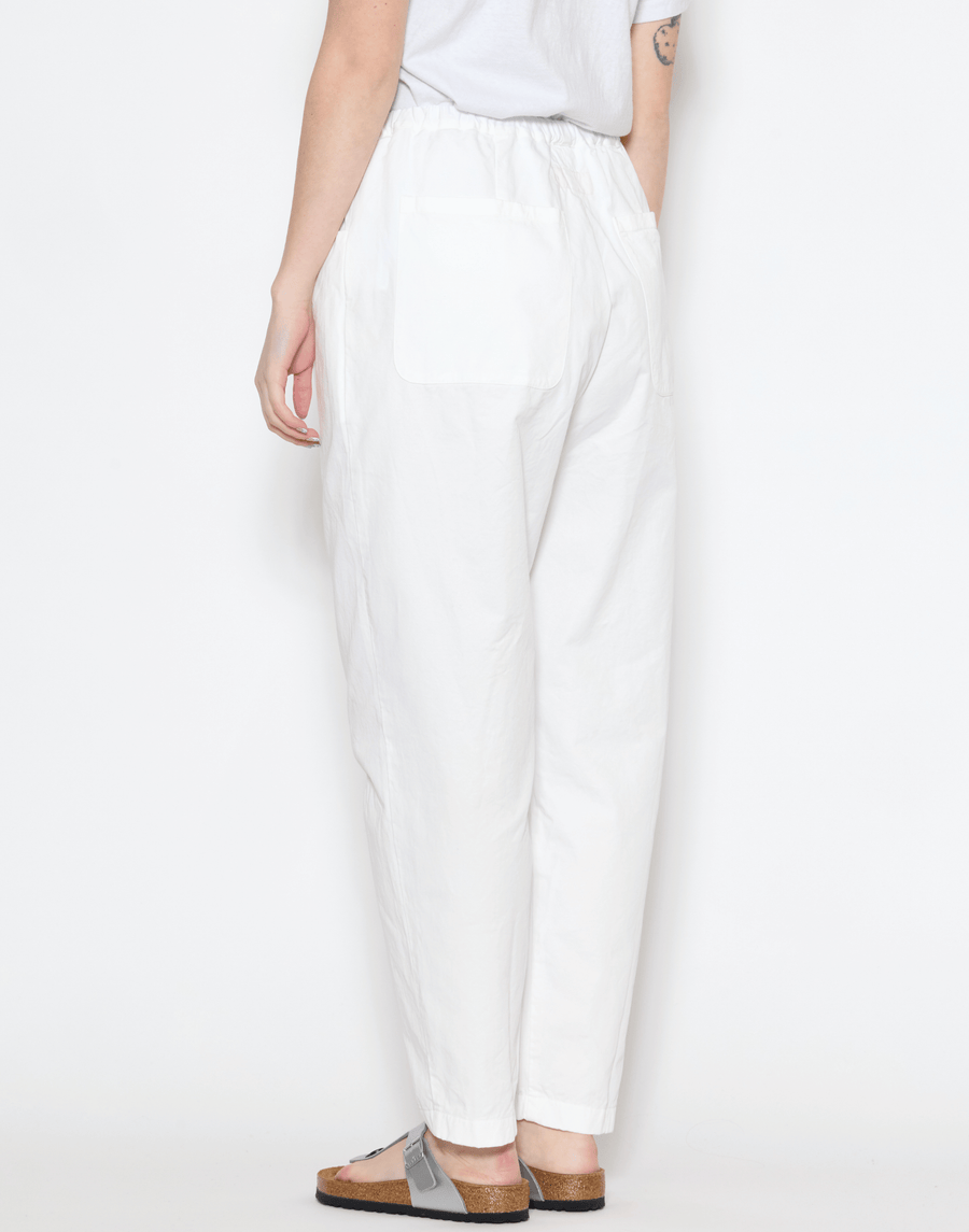 Optic White Cotton Ya Chino Pants