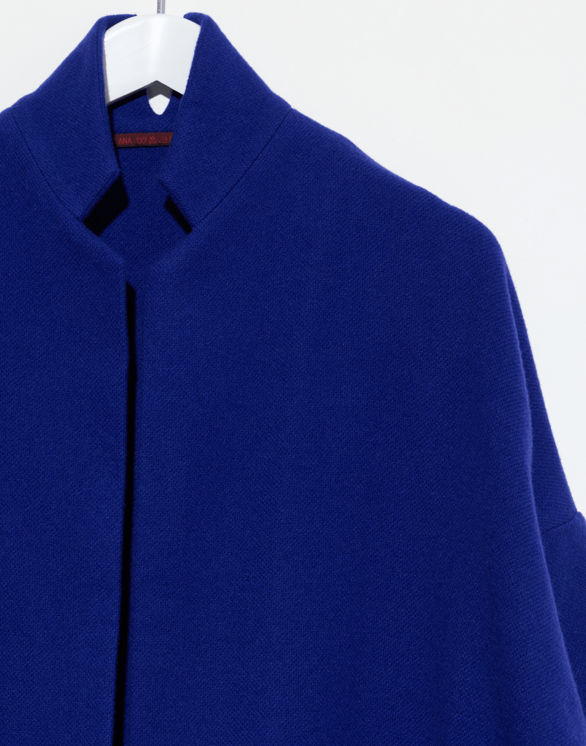 Electric Blue Wool Giacca Gladiolo Jacket