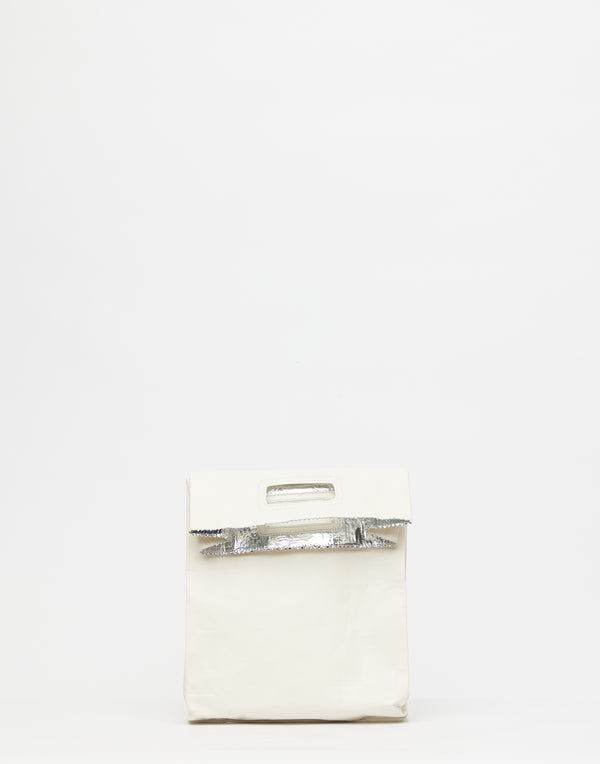 Ivory Eco Nappa Leather Lunch Bag