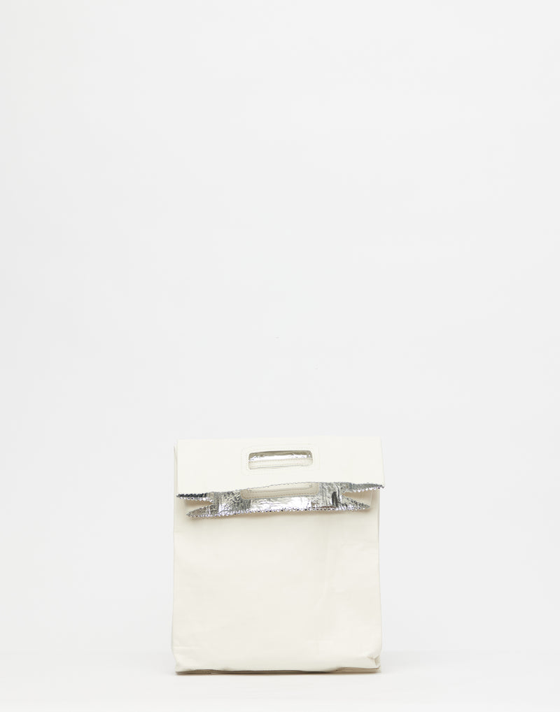 Ivory Eco Nappa Leather Lunch Bag