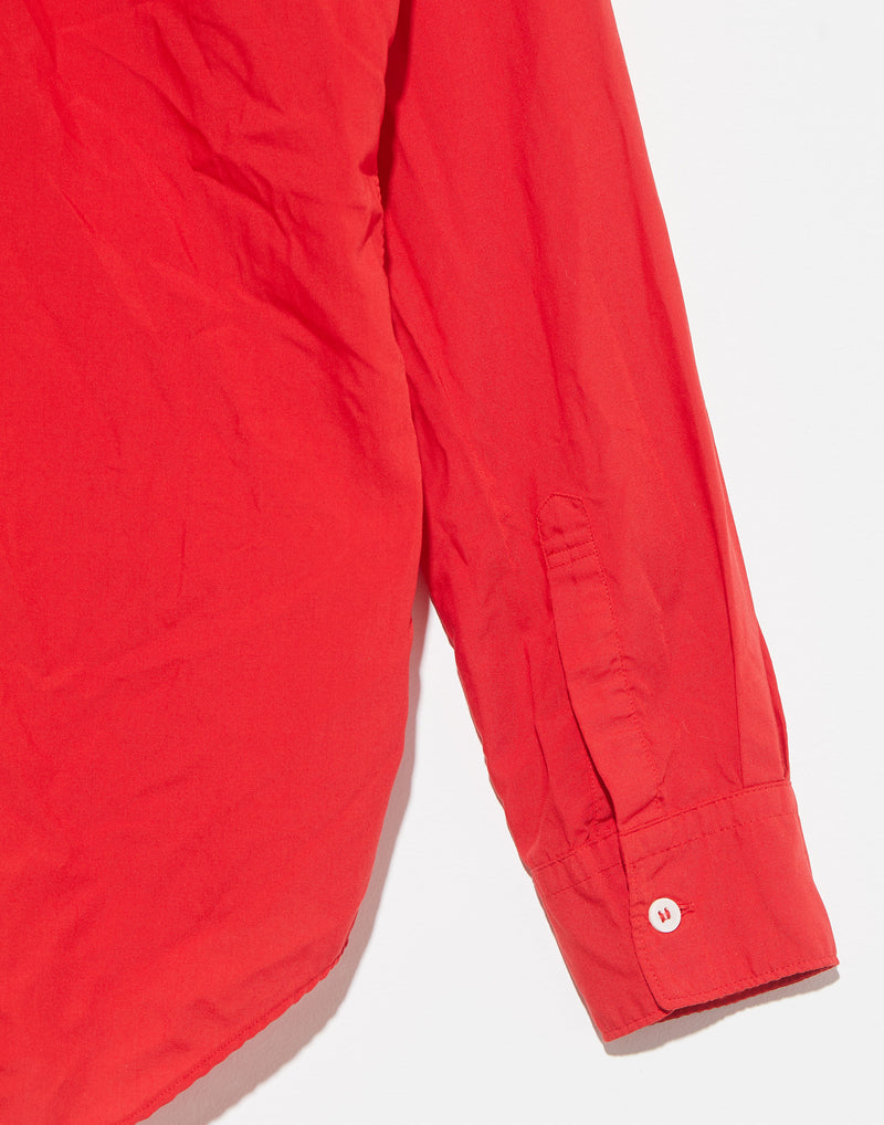 Red Appliqué Detailed Shirt