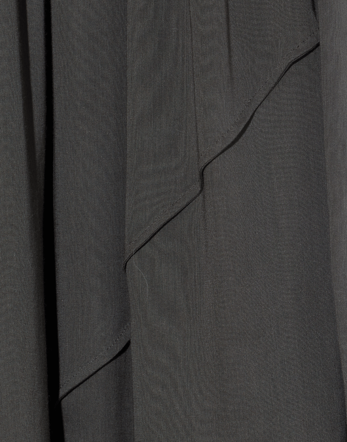 Gunmetal Pojagi Wide Leg Trousers