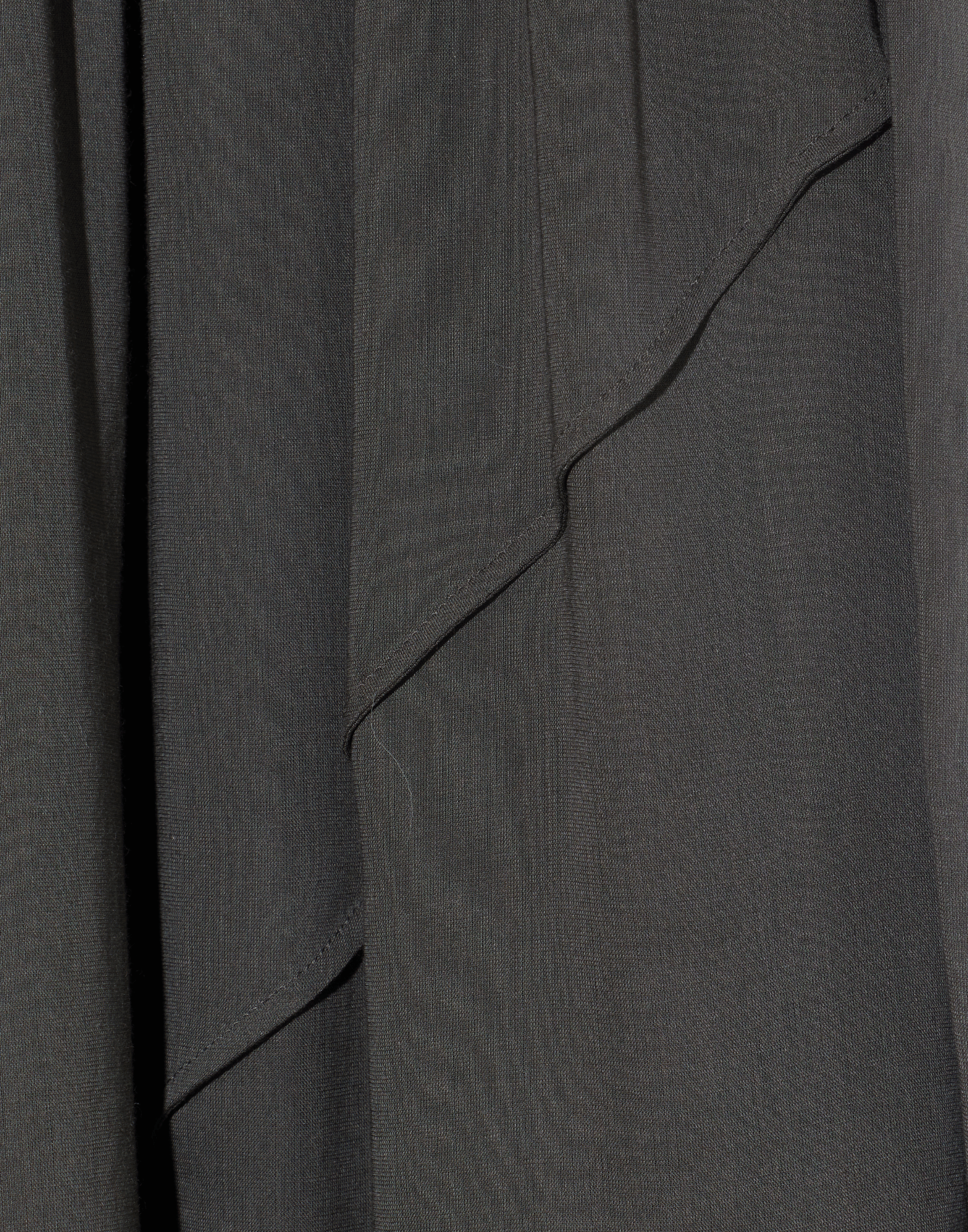 Gunmetal Pojagi Wide Leg Trousers